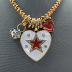 Load image into Gallery viewer, Heart Shape Charms Pendant Necklace
