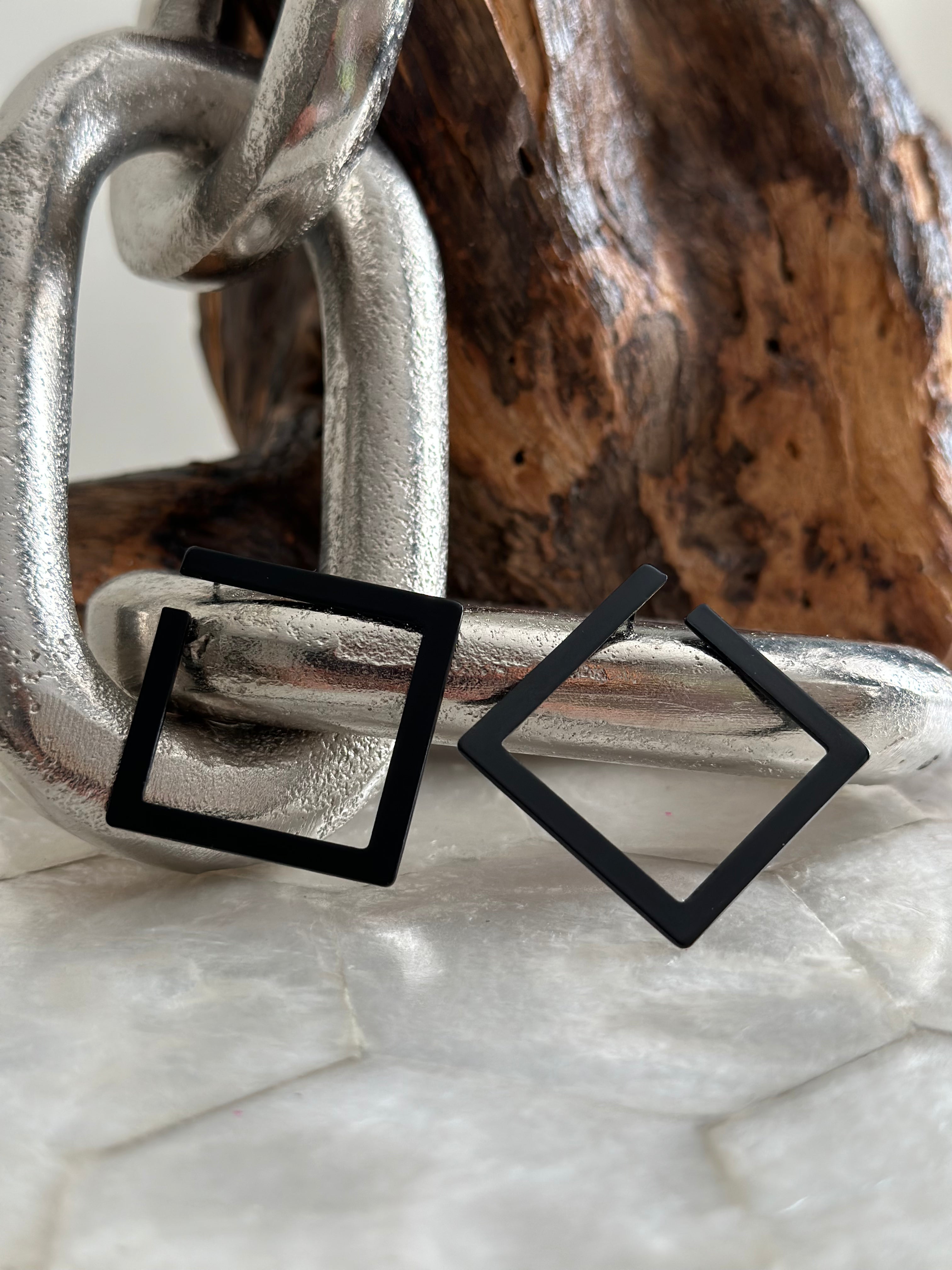 Square Hoop Earrings