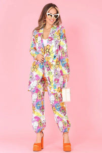 Floral Multi Pant Set