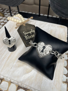 Silver Heart Set