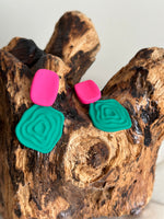 Load image into Gallery viewer, Color-Block Earrings
