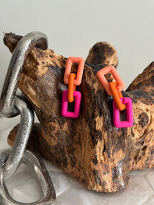 Color Block Earrings