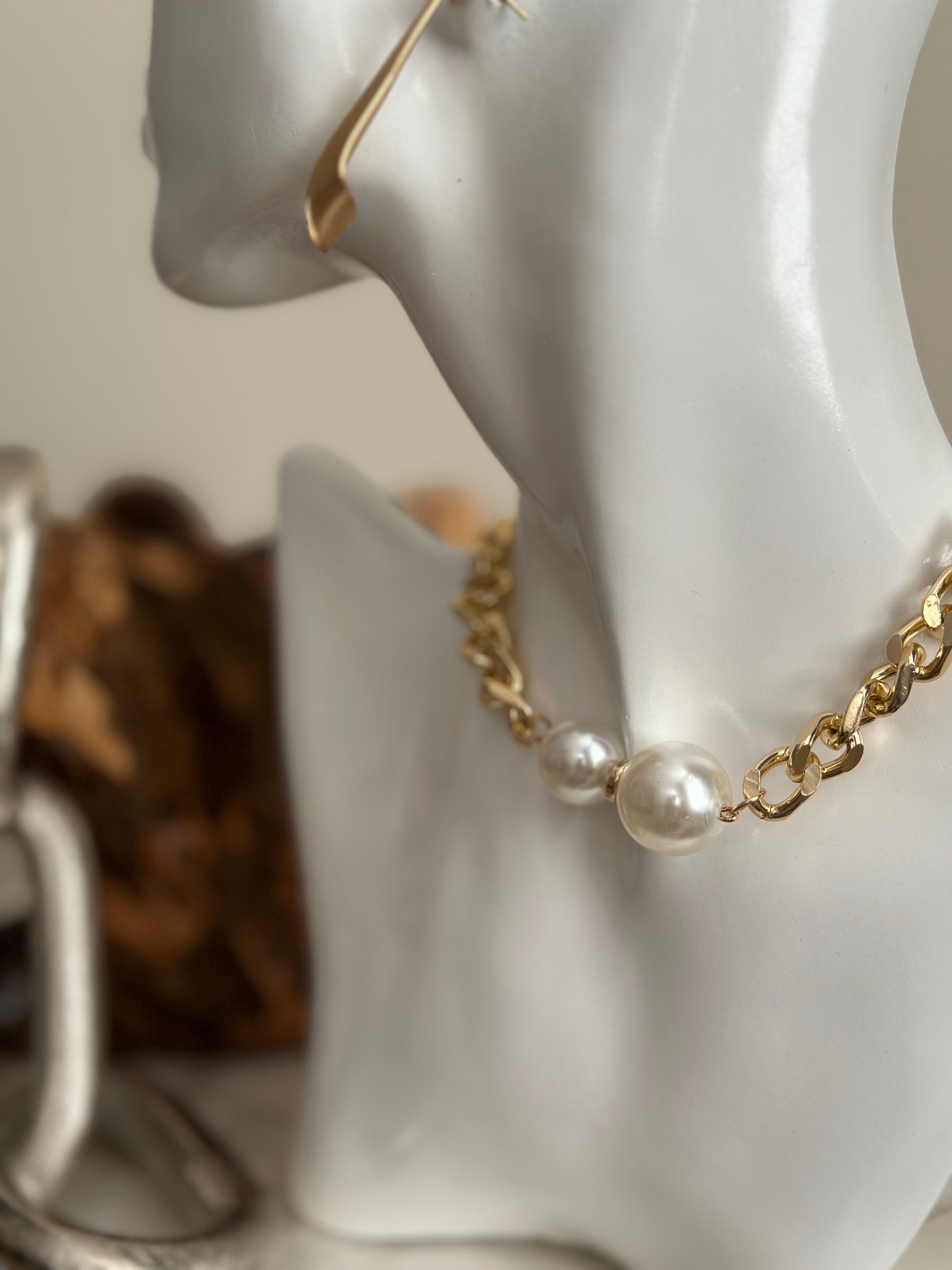 Faux Pearl Necklace