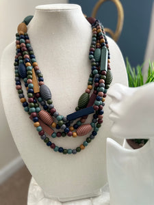 Woody Multi Color Necklace