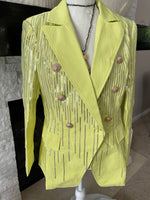 Load image into Gallery viewer, Sequin long sleeve jacket/blazer
