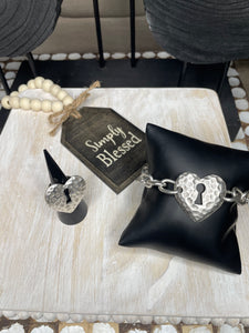 Silver Heart Set