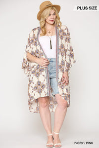 Slit Sleeve Kimono