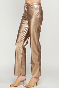 Metallic Champagne Pant