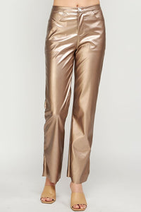 Metallic Champagne Pant