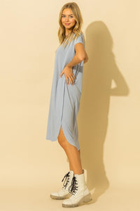 Relaxed Shirt Midi Dress