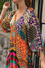 Load image into Gallery viewer, Vintage Boho Maxi Dress
