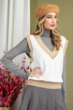 Load image into Gallery viewer, V-Neck Sweater Vest
