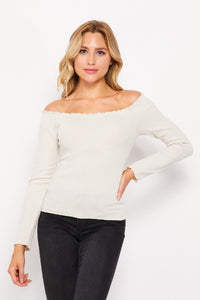 Off Shoulder Basic Top