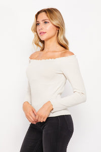 Off Shoulder Basic Top