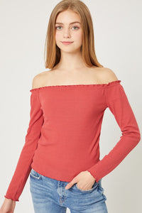 Off Shoulder Basic Top