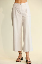 Load image into Gallery viewer, Faux Leather Midi Pants
