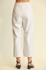 Load image into Gallery viewer, Faux Leather Midi Pants
