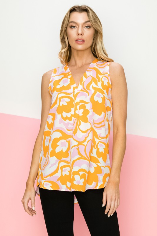 Retro Sleeveless Top