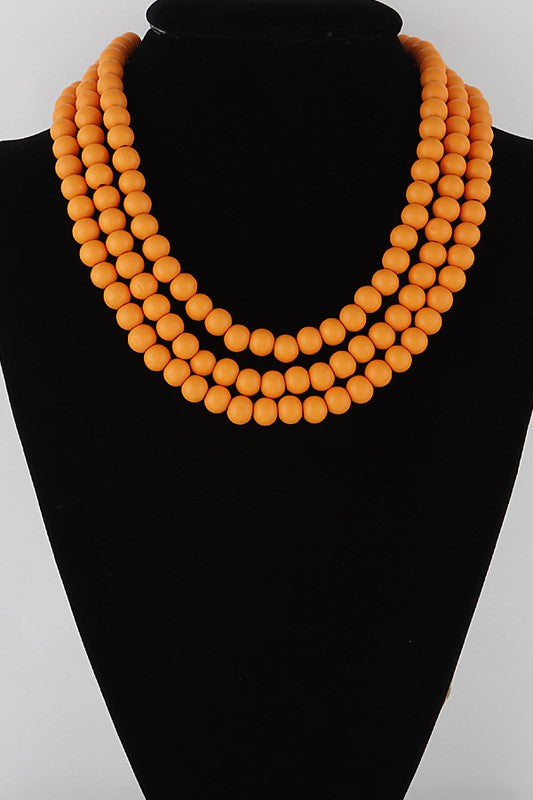 Multi Layer Beaded Necklace