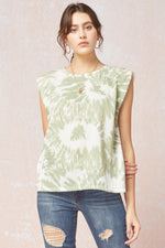 Load image into Gallery viewer, Tie-dye Print Sleeveless Top
