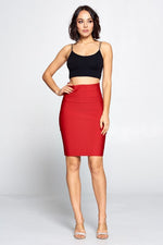 Load image into Gallery viewer, Bandage Red Skirt
