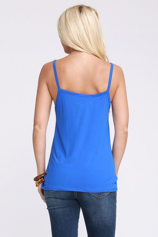 Royal Blue Strap Top