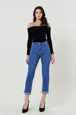 Load image into Gallery viewer, High Waisted Classic Boyfriend Jean
