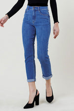 Load image into Gallery viewer, High Waisted Classic Boyfriend Jean
