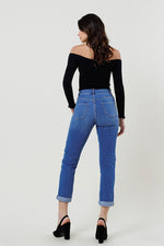 Load image into Gallery viewer, High Waisted Classic Boyfriend Jean
