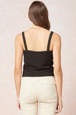 Load image into Gallery viewer, Solid Ribbed Scoop Neck Tank Top
