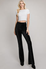 Load image into Gallery viewer, Stretch Ribbed Velvet Flared Pants
