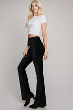 Load image into Gallery viewer, Stretch Ribbed Velvet Flared Pants
