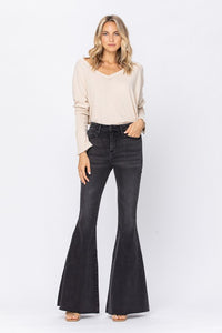 Black Wash Flare Jean