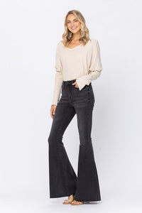 Black Wash Flare Jean