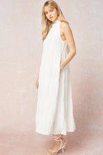 Load image into Gallery viewer, Solid Mock Neck Sleeveless Maxi Dress
