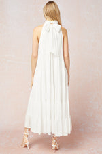 Load image into Gallery viewer, Solid Mock Neck Sleeveless Maxi Dress
