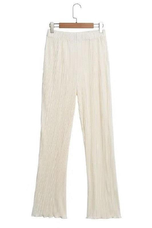 Pleated Pant Set