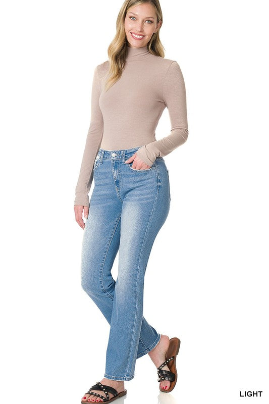 Light Straight Denim Pants