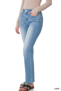 Light Straight Denim Pants